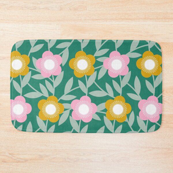 Item preview, Happy Flower Pink and Yellow designed and sold by Insvy Design Studio.