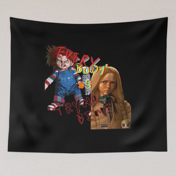 Item preview, M3GAN Vs Chucky-everybody's tryna be me designed and sold by FluidShaky.