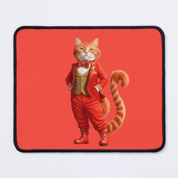 Item preview, Ginger cat in Red designed and sold by Glamalt.