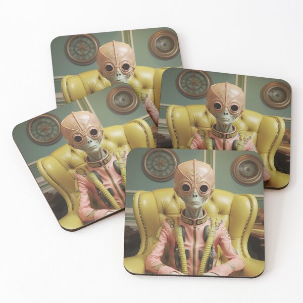 Item preview, retro pastel alien 1 designed and sold by Rebelka.