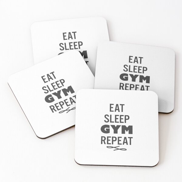 Item preview, Eat Sleep Gym Repeat - Motivational Workout Lifestyle designed and sold by Saalim22.
