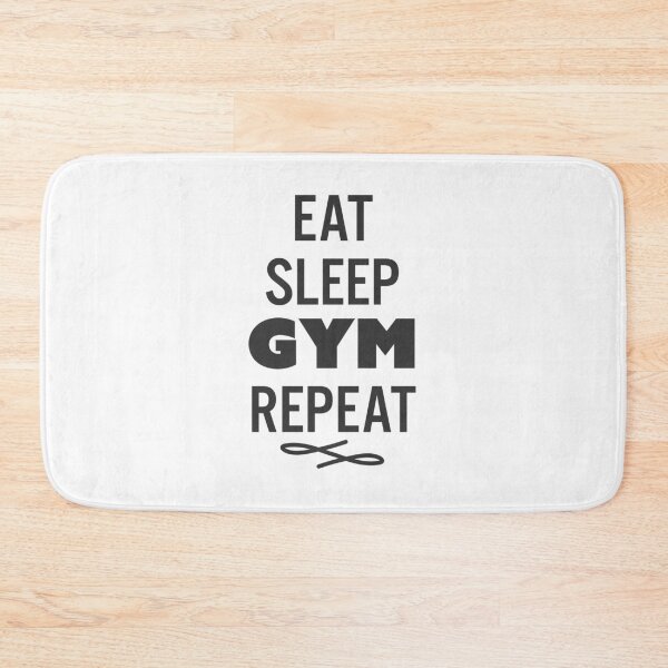 Item preview, Eat Sleep Gym Repeat - Motivational Workout Lifestyle designed and sold by Saalim22.