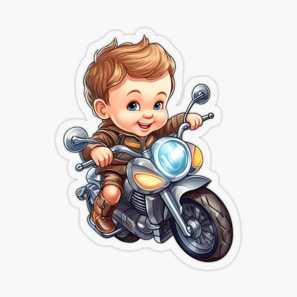 A baby sales motorcycle