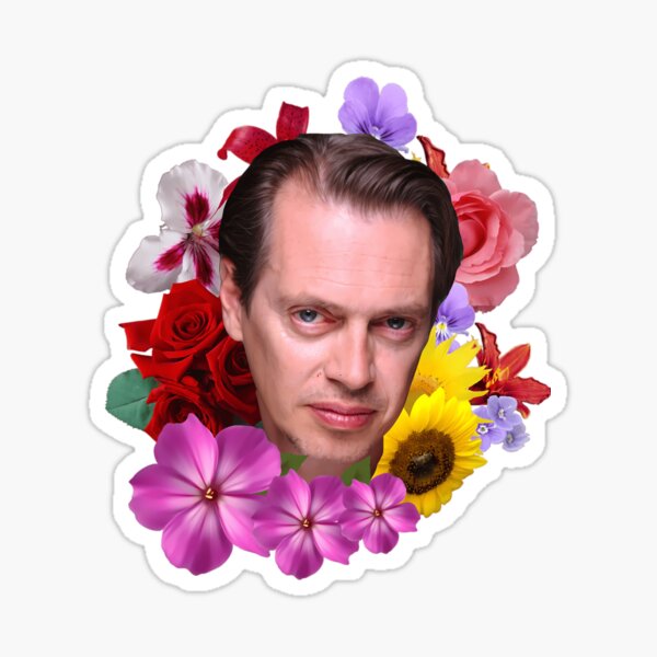 Item preview, Steve Buscemi - Floral   	 designed and sold by uuxkcrep41.