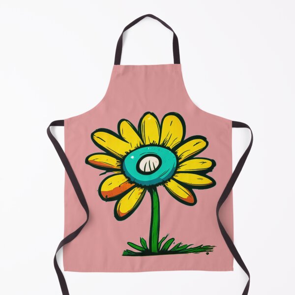 Item preview, Pastel Single Flower in Yellow tint & sky Blue Paint Pattern Design designed and sold by Md Rashid Hasan.
