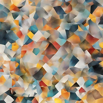 Artwork thumbnail, Subtle and Colorful Geometric Style Pattern by RandomJunction