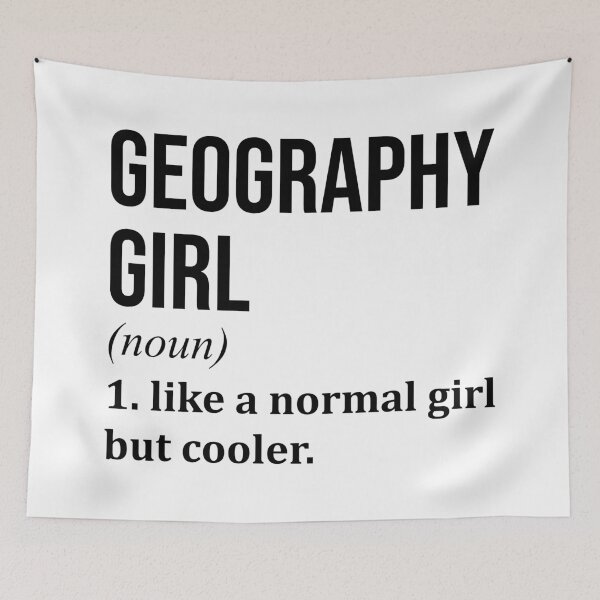 Item preview, Geography Girl Definition designed and sold by XCIV.