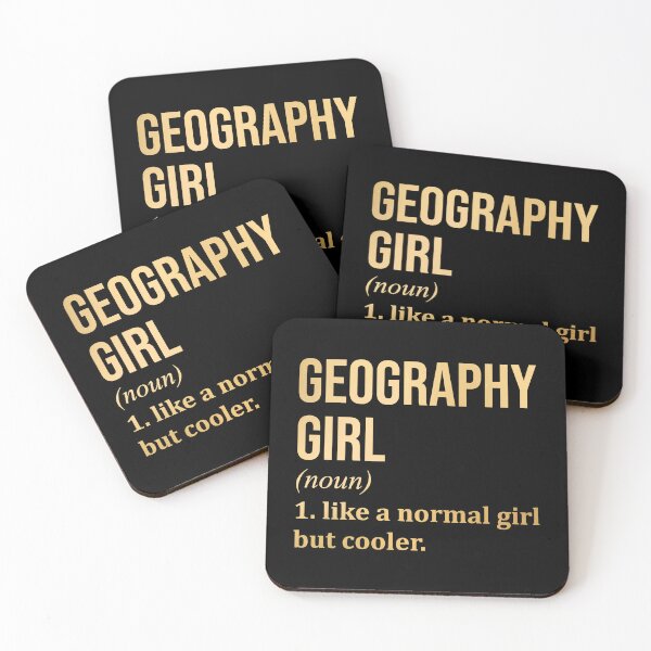 Item preview, Geography Girl Definition in Gold designed and sold by XCIV.