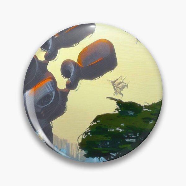 Item preview, Techno-Nature Fusion: Where Robots Roam Amidst Natural Splendor designed and sold by SolaceOddities.