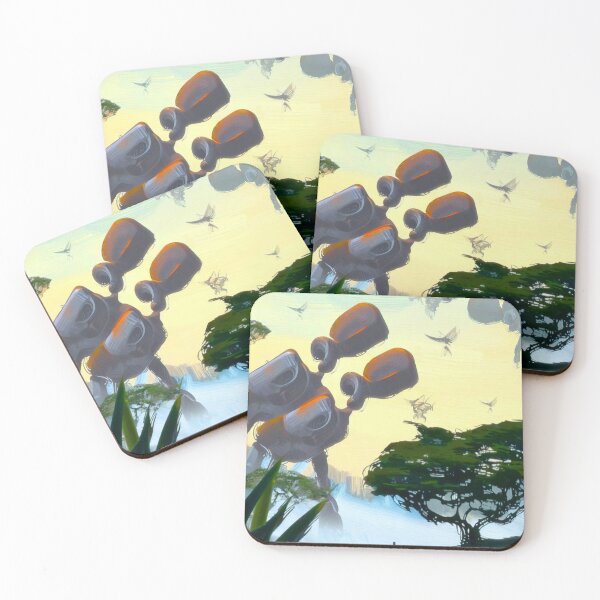 Item preview, Techno-Nature Fusion: Where Robots Roam Amidst Natural Splendor designed and sold by SolaceOddities.