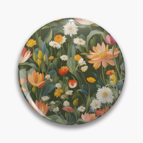 Item preview, Pretty Flowers Pattern designed and sold by RandomJunction.