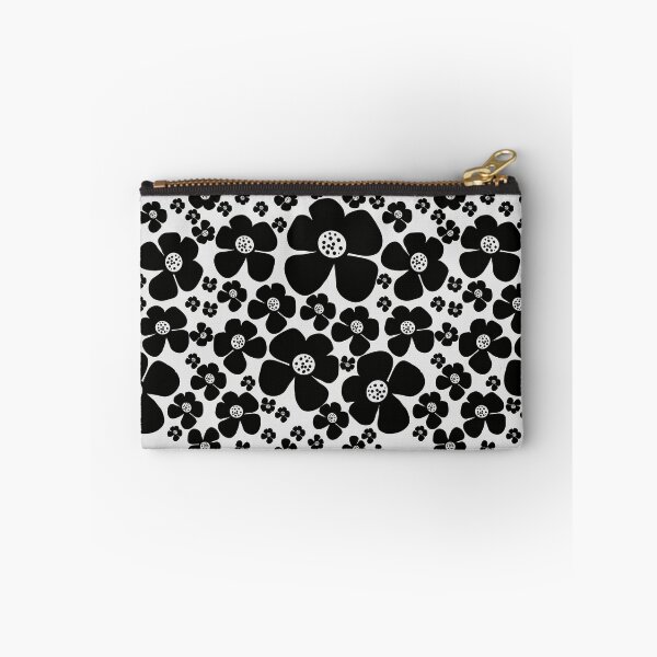 Item preview, Retro Black and White Floral Pattern  designed and sold by Artistestella.