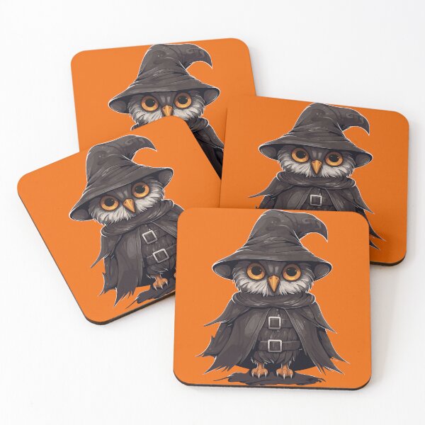 Item preview, Halloween Owl Illustration designed and sold by Niktarka.