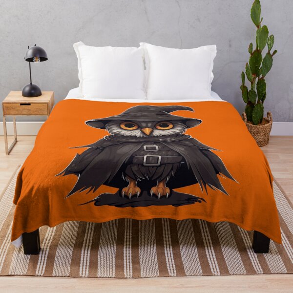 Item preview, Halloween Owl Illustration designed and sold by Niktarka.
