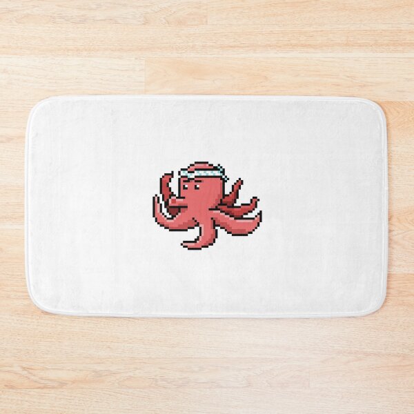 Item preview, Cute Octopus in pixel art designed and sold by Ekira Pop Pixel.