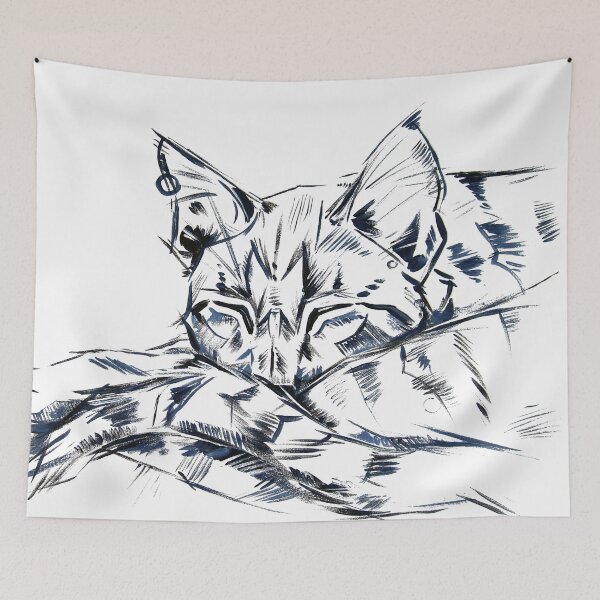 Item preview, Cat Drawing Line Art  designed and sold by EveiArt.