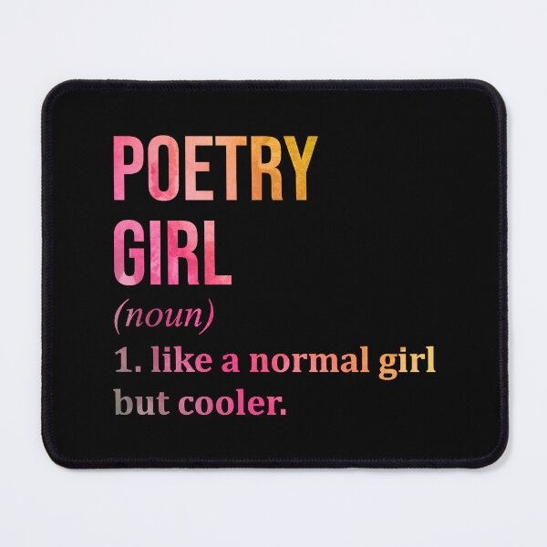 Item preview, Poetry Girl Definition in Watercolor designed and sold by XCIV.