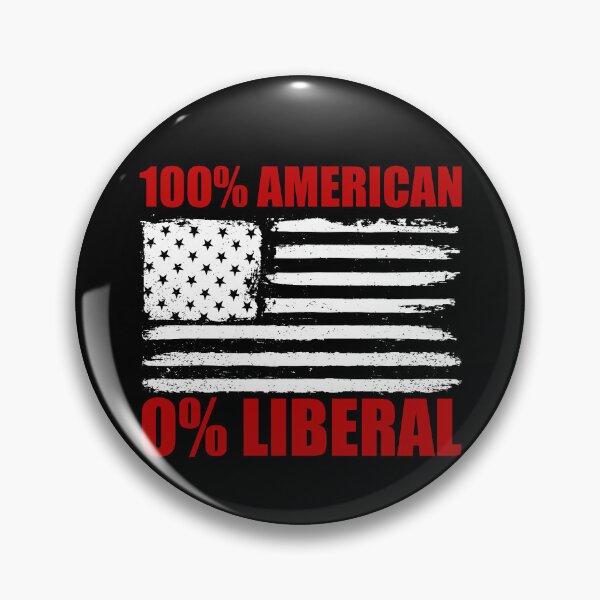 Artikelvorschau, 100% American 0% Liberal USA Flag Patriotic 0% Liberal Gear entworfen und verkauft von DynamicDesign.
