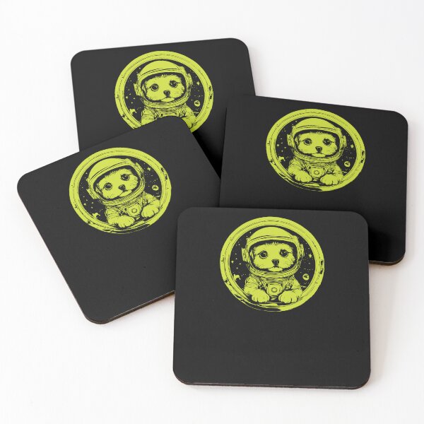 Item preview, Cute Puppy Astronaut - Yellow 1 designed and sold by Soulemotion.