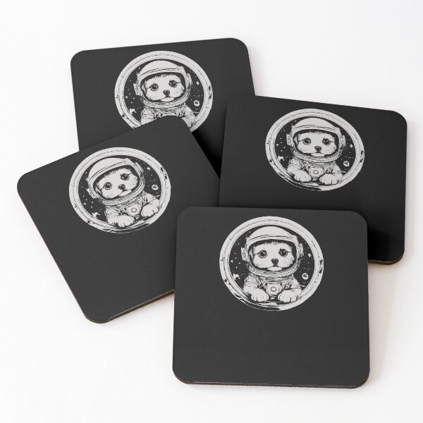 Item preview, Cute Puppy Astronaut - Grey designed and sold by Soulemotion.