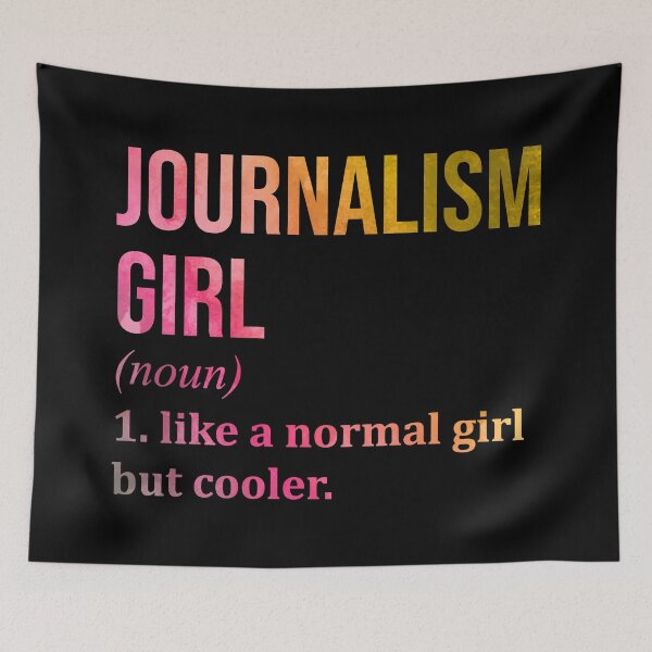 Item preview, Journalism Girl Definition in Watercolor designed and sold by XCIV.