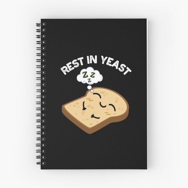 Item preview, Rest In Yeast Funny Bread Puns (Dark BG) designed and sold by punnybone.