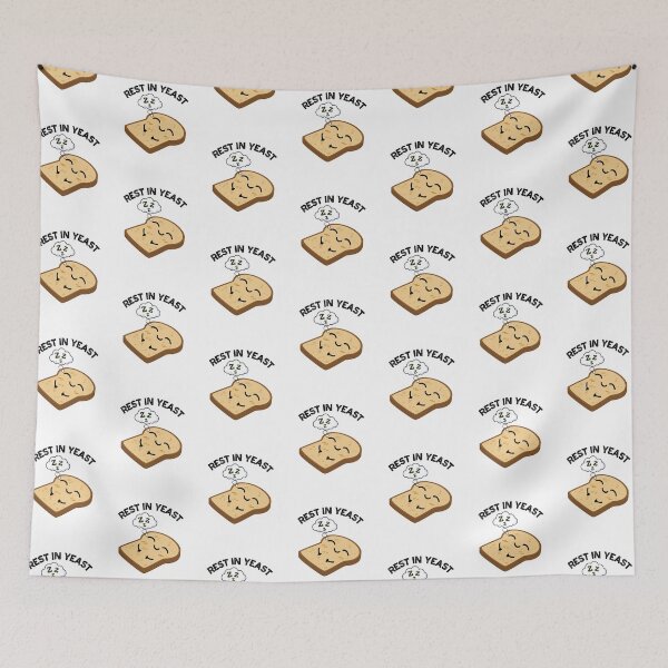 Item preview, Rest In Yeast Funny Bread Puns  designed and sold by punnybone.