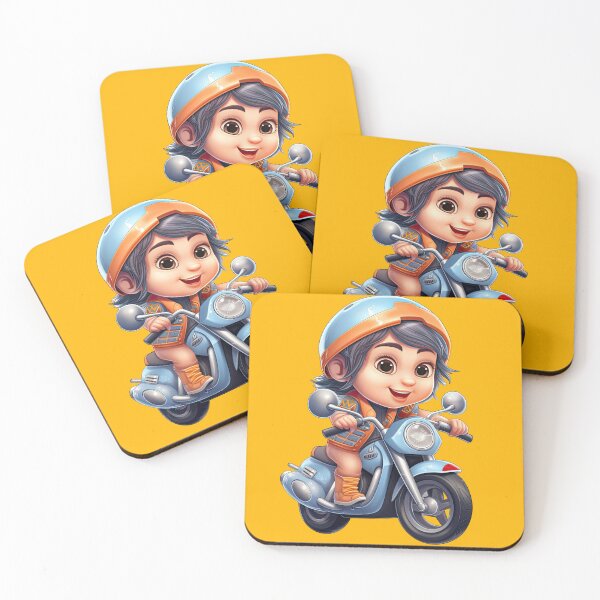 Item preview, A baby Riding a Blue Toy Motorcycle (background) designed and sold by TheTrendsDesk.