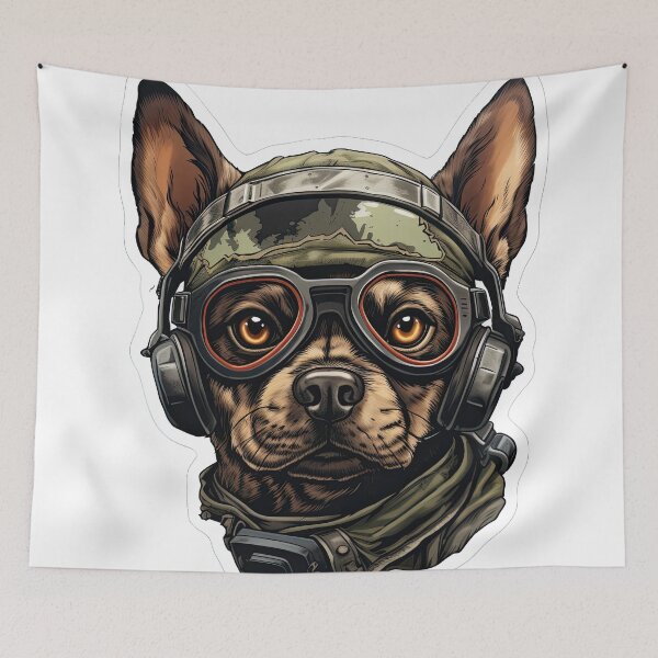 Item preview, Funny military dog designed and sold by abmkf.