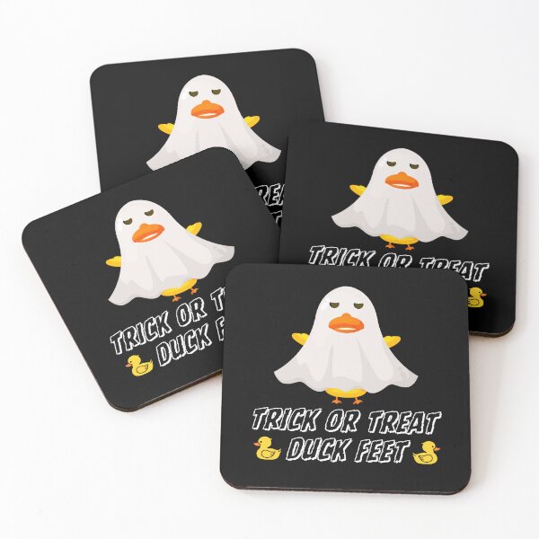Item preview, Ghost Rubber Ducky - Treat or Treat Duck Feet designed and sold by DavidsDucks.