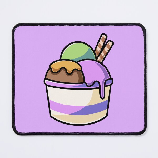 Item preview, Delicious Ice Cream Cartoon Illustration designed and sold by cubbone.