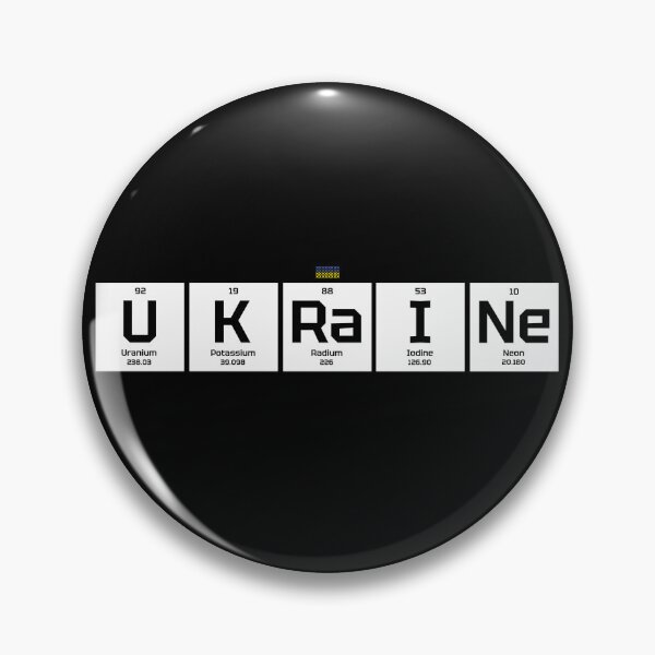 Item preview, Ukraine Flag Periodical Table Element Ukrainian Support designed and sold by alenaz.
