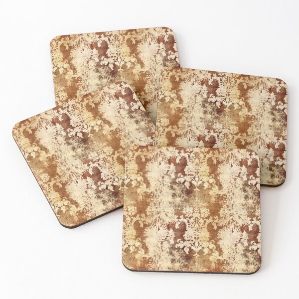 Item preview, Grunge Damask Mixed Media Collage designed and sold by JunkWithSteph.