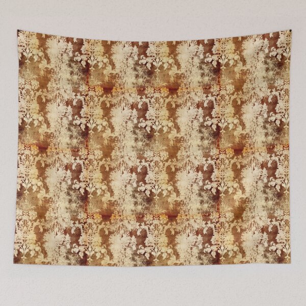 Item preview, Grunge Damask Mixed Media Collage designed and sold by JunkWithSteph.