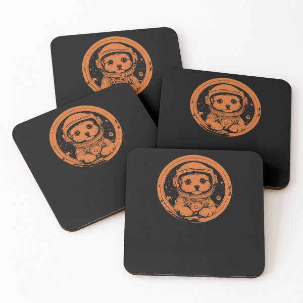 Item preview, Cute Puppy Astronaut - Chocolate designed and sold by Soulemotion.