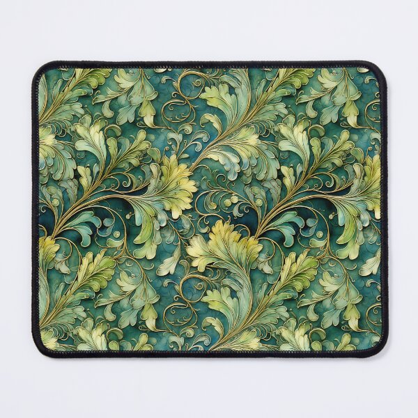 Item preview, Floral Grunge Green Damask designed and sold by JunkWithSteph.