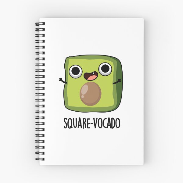 Item preview, Square-vocado Funny Avocado Puns designed and sold by punnybone.