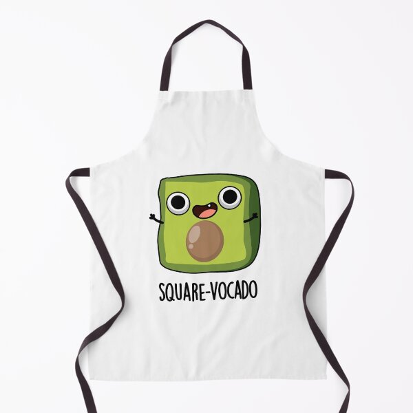 Item preview, Square-vocado Funny Avocado Puns designed and sold by punnybone.