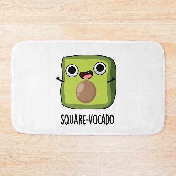 Item preview, Square-vocado Funny Avocado Puns designed and sold by punnybone.