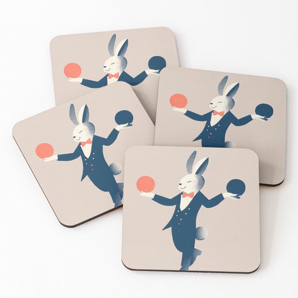 Item preview, Coasters (Set of 4) designed and sold by SubtleMetSimple.