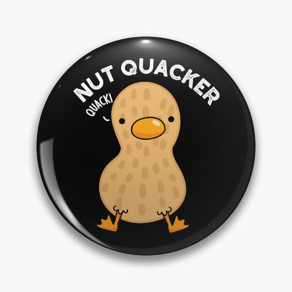 Item preview, Nut Quacker Funny Peanut Puns (Dark BG) designed and sold by punnybone.