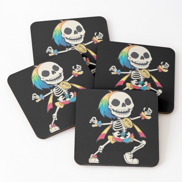 Item preview, dancing rainbow skeleton designed and sold by Majkel & Majkel.