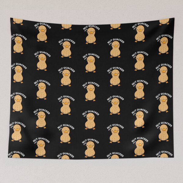 Item preview, Nut Quacker Funny Peanut Puns (Dark BG) designed and sold by punnybone.