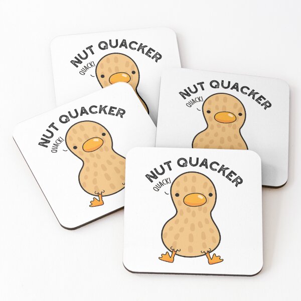 Item preview, Nut Quacker Funny Peanut Puns designed and sold by punnybone.