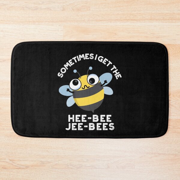 Item preview, Sometimes I Get The Heebee Jeebees Funny Bee Puns (Dark BG) designed and sold by punnybone.