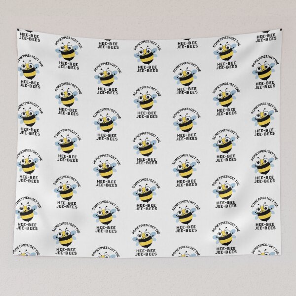 Item preview, Sometimes I Heebee Jeebees Funny Bee Puns  designed and sold by punnybone.