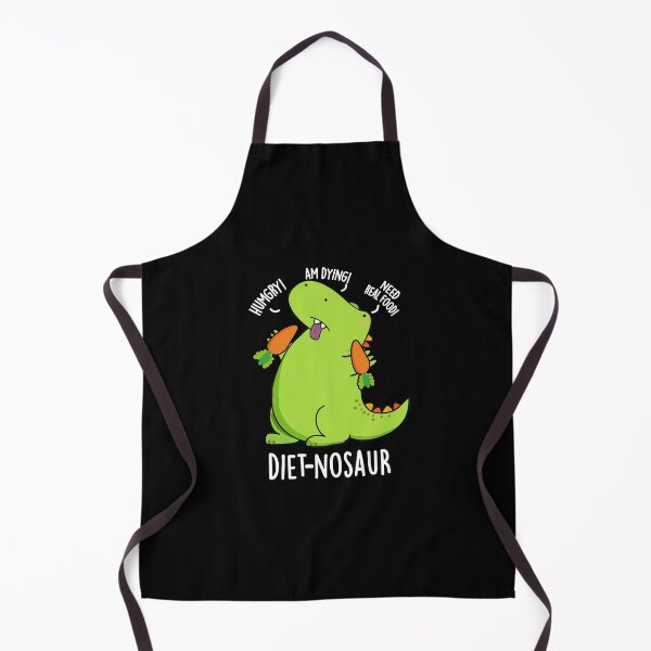 Item preview, Diet-nosaur Funny Dinosaur Puns (Dark BG) designed and sold by punnybone.