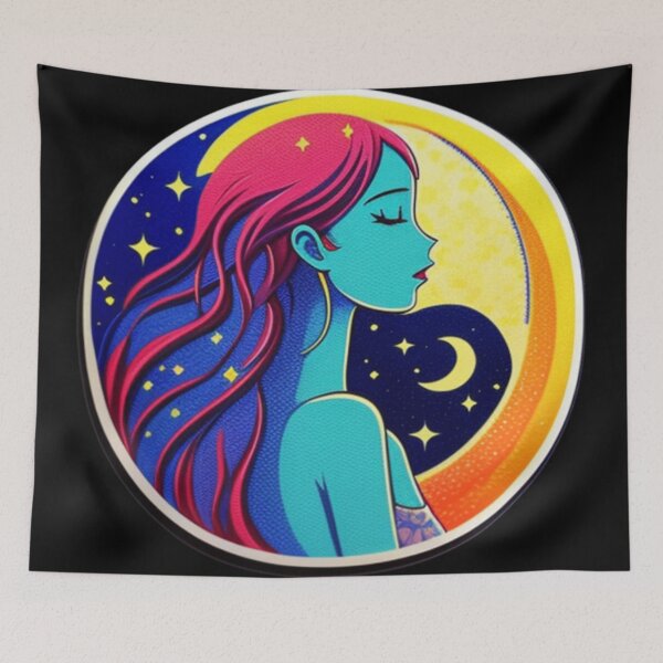 Item preview, Groovy moon child  designed and sold by Roxburylane.