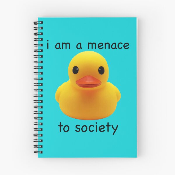 Item preview, menace to society rubber duck  designed and sold by HildegardeRalph.