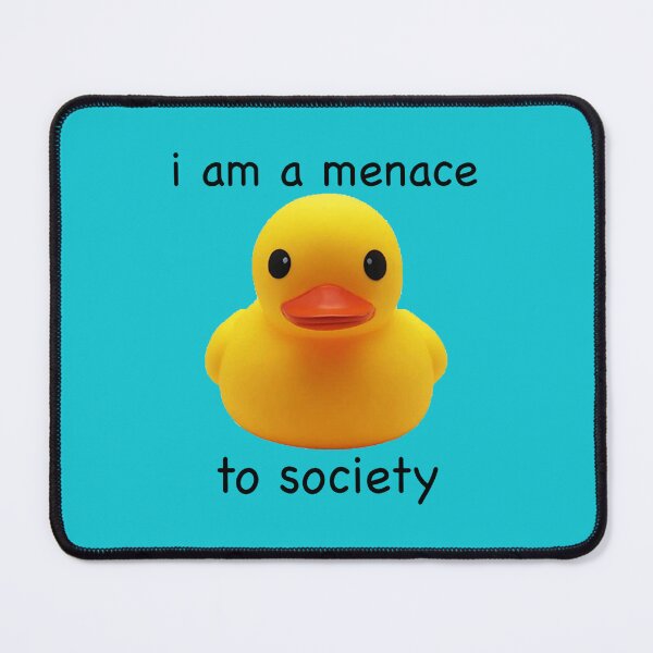 Item preview, menace to society rubber duck  designed and sold by HildegardeRalph.